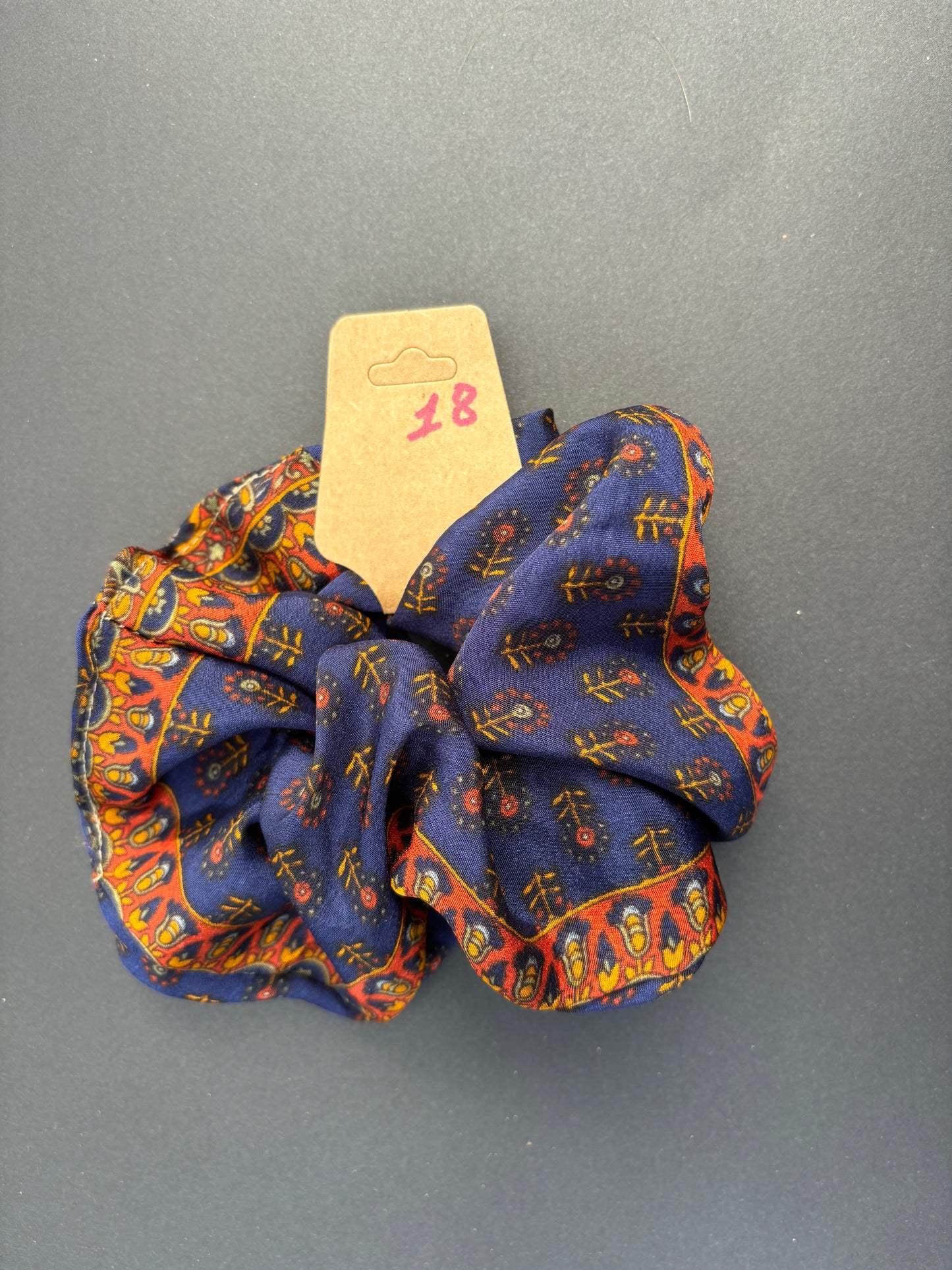 Sari Remnant Scrunchies