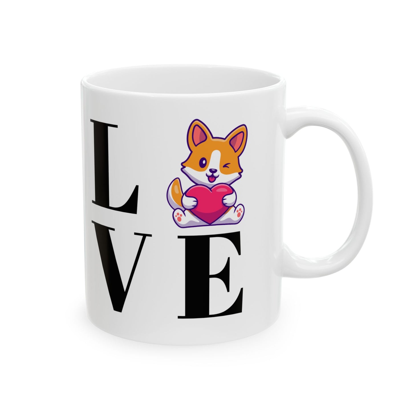 Dog LOVE Ceramic Mug