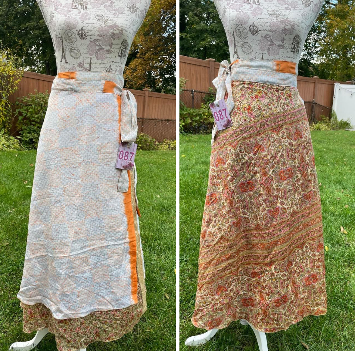 Size 14-32 Reversible Sari Skirt