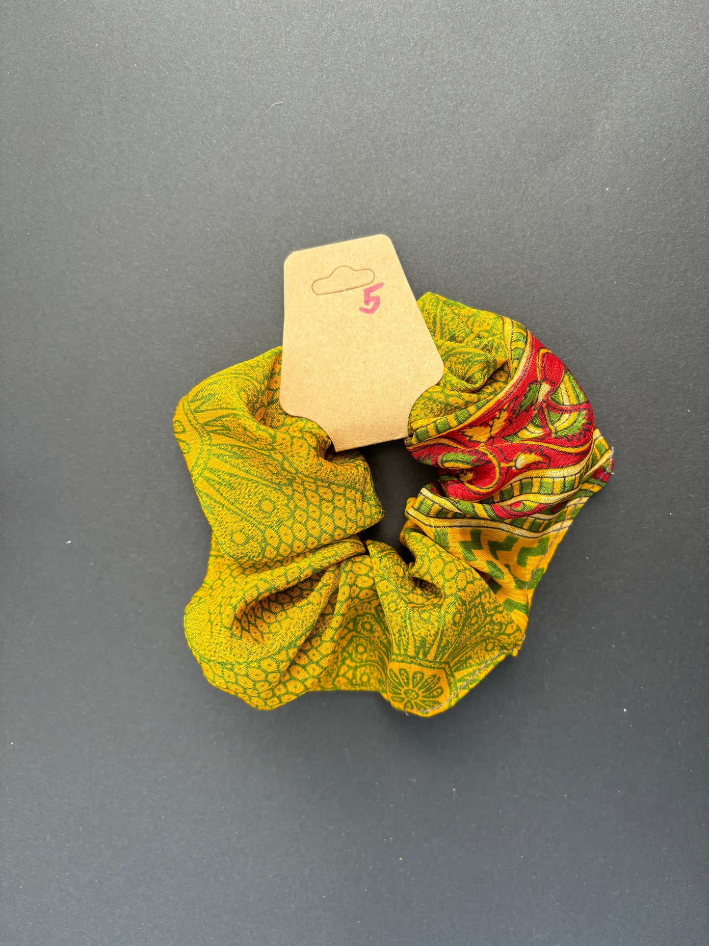 Sari Remnant Scrunchies