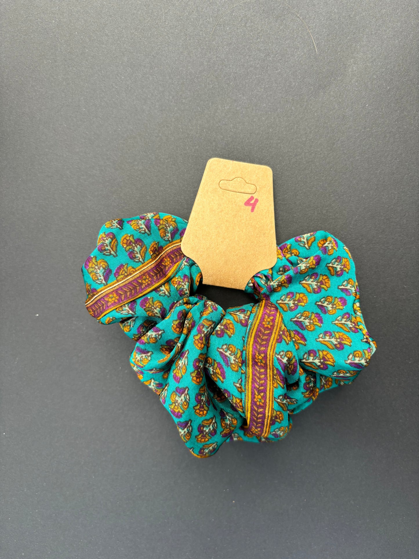 Sari Remnant Scrunchies