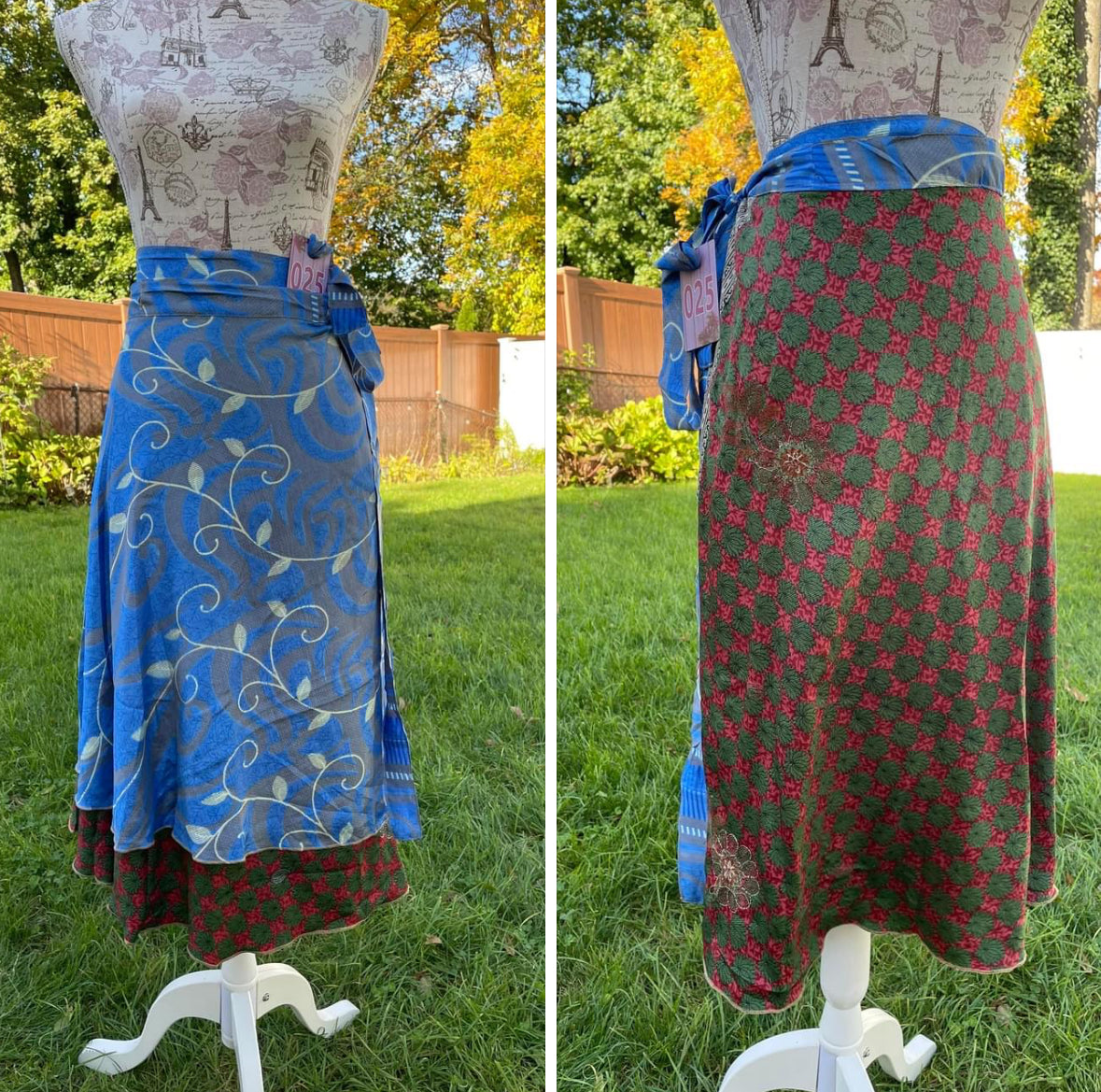 Size 8-20 Reversible Sari Skirts