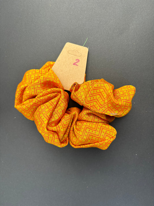 Sari Remnant Scrunchies