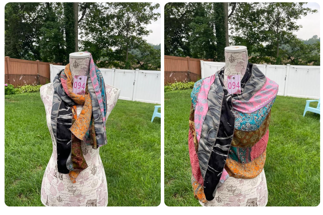 Sari Silk Medley Scarf