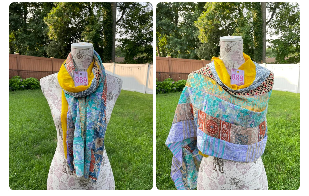 Sari Silk Medley Scarf