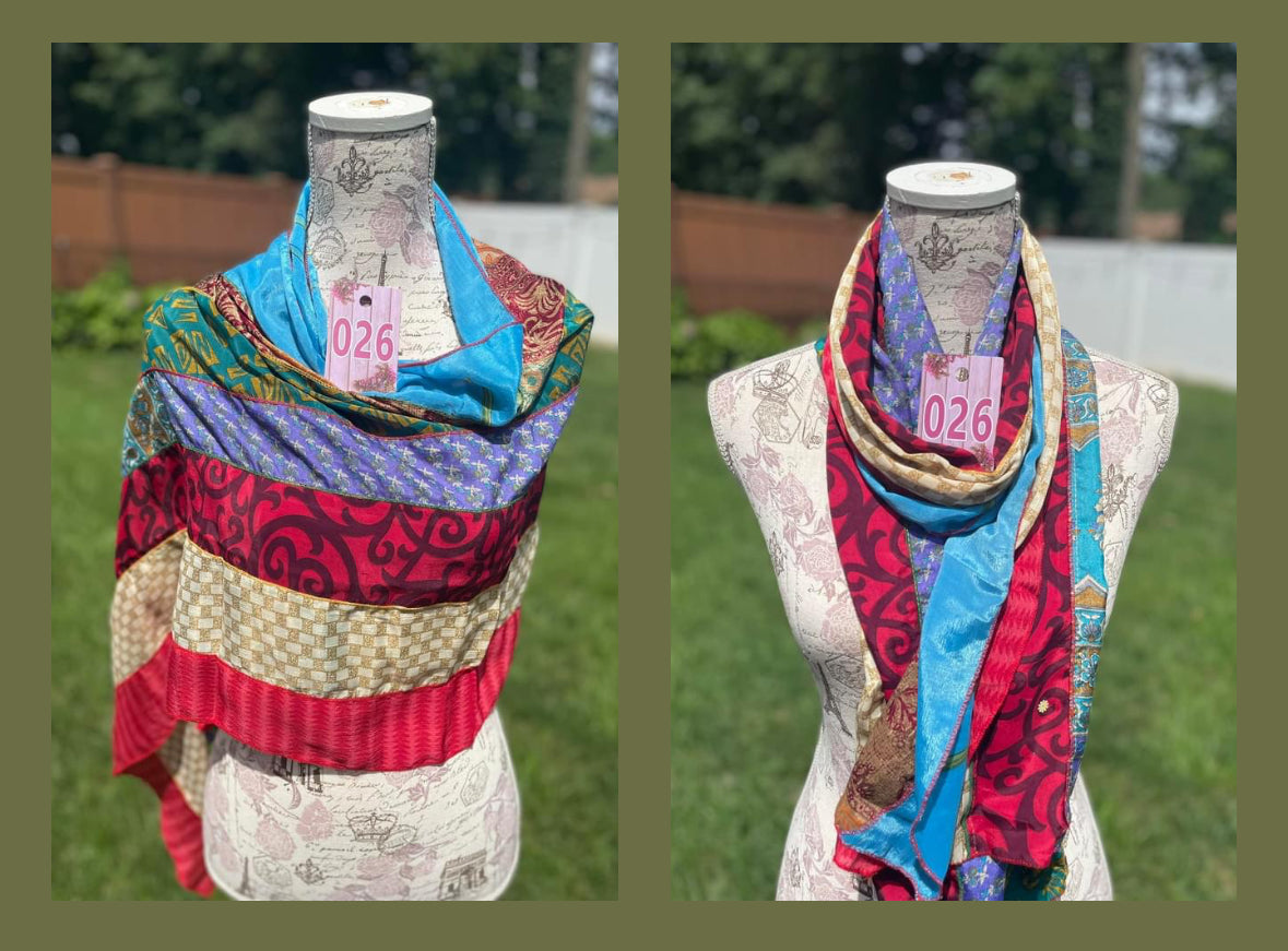 Sari Silk Medley Scarf