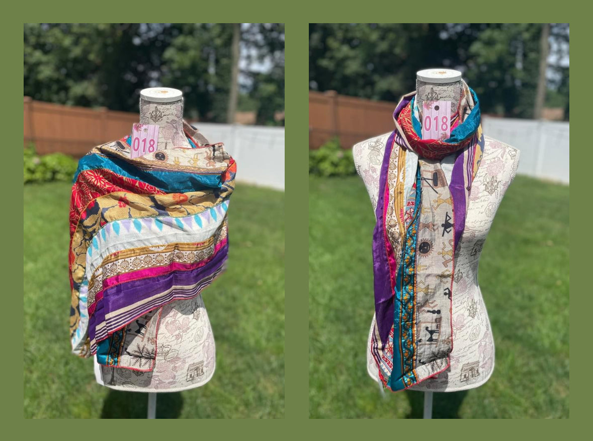 Sari Silk Medley Scarf