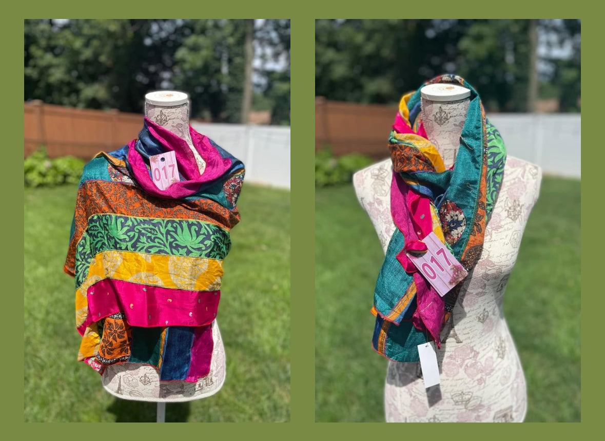 Sari Silk Medley Scarf