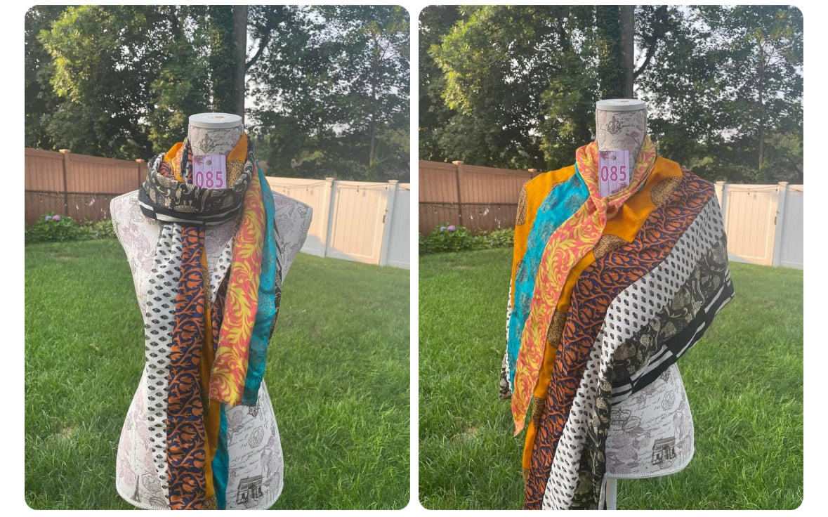 Sari Silk Medley Scarf