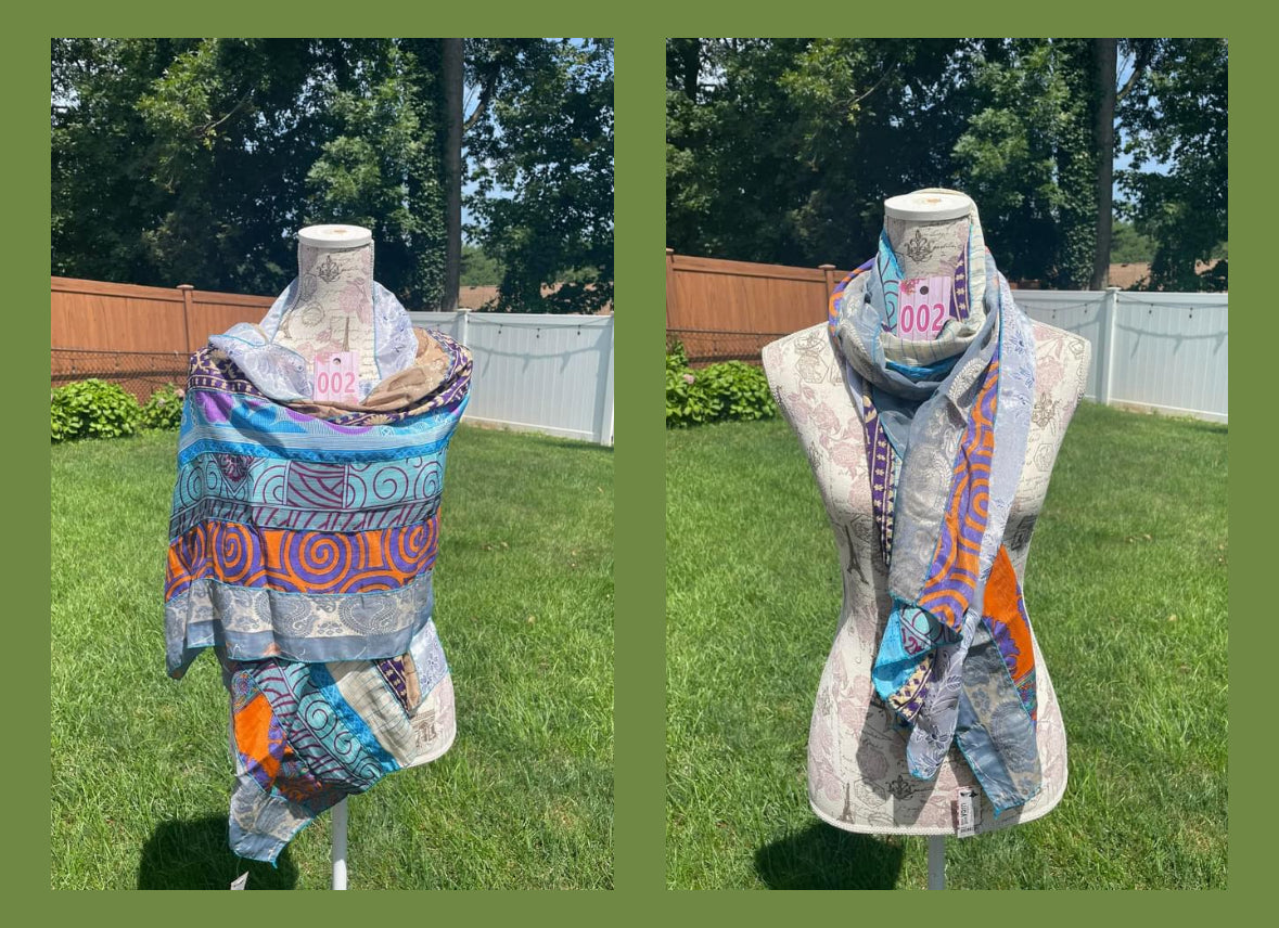 Sari Silk Medley Scarf