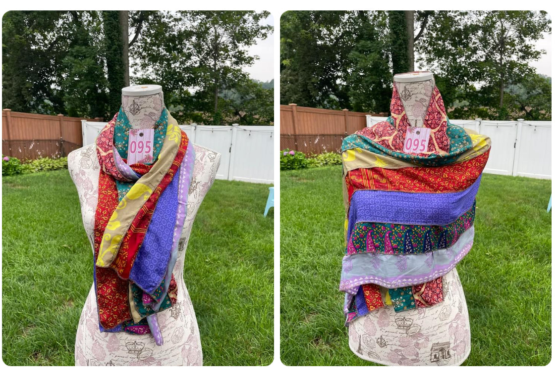 Sari Silk Medley Scarf