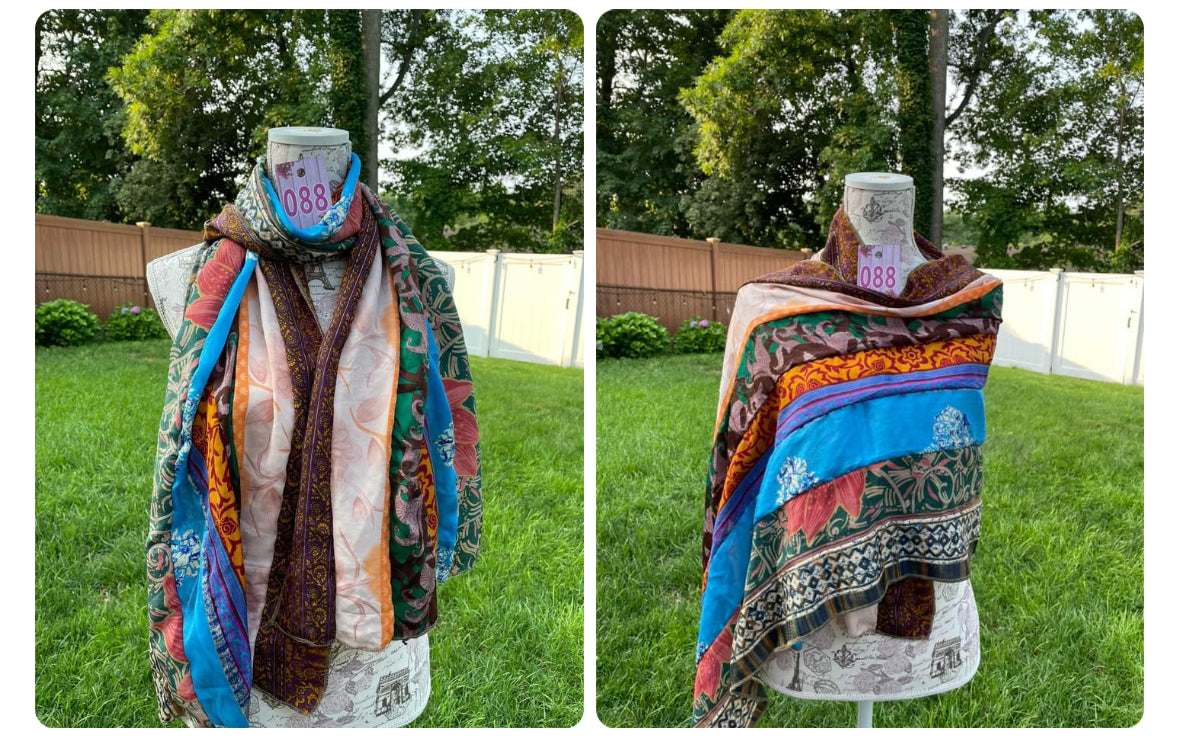 Sari Silk Medley Scarf